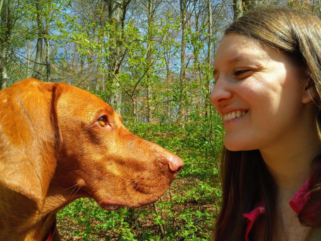 Janina und Vizsla Syrinx